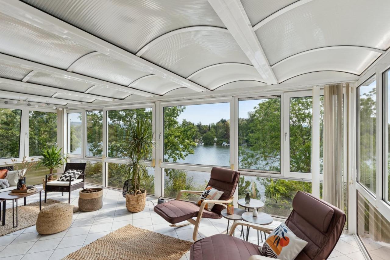 Charysma - Chillout-Loft, Wintergarten, E-Kamin, Massage-Sessel, Schlafzimmer Mit Smart-Tv, 2 Parkplaetze Hamelin Buitenkant foto